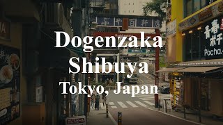 Walking tour in Dogenzaka, Shibuya City, Tokyo Japan 4K