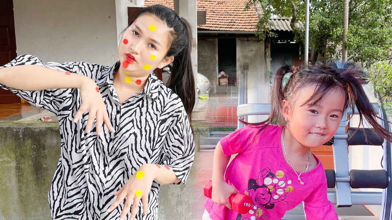 Cam Cam dạy sớm thể dục thể thao và bài học không được nhịn ăn sáng - Cam Cam TV