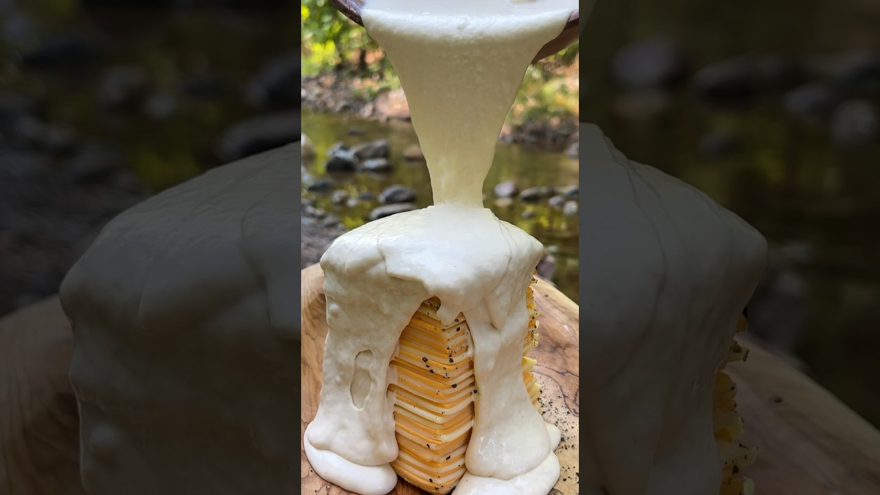 Башня из жареного сыра 🧀
