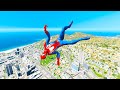 GTA 5 Spiderman Epic Jumps Compilation(GTA V Fails Funny Moments)