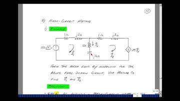 ECE202msu: Chapter 8 - Mesh-Current Analysis Example