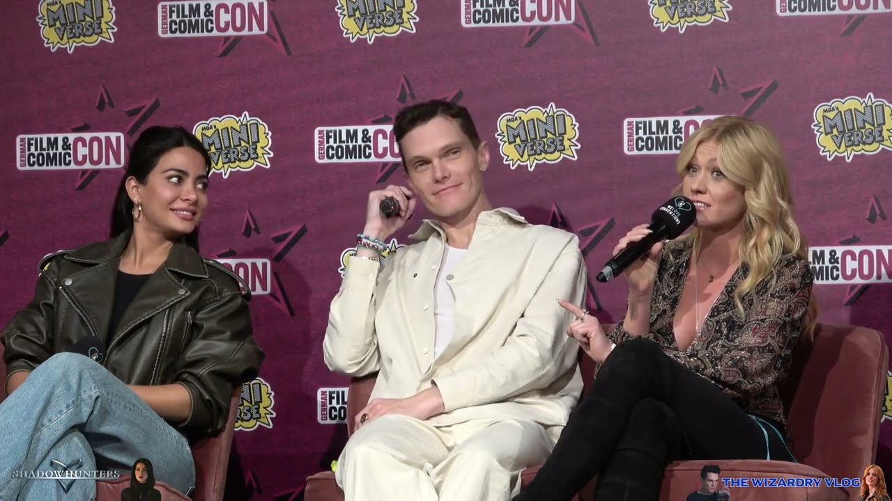 Вопросы и ответы актёров сериала «Сумеречные охотники» с Кэтрин, Эмерод и Люком Бейнсом | German ...