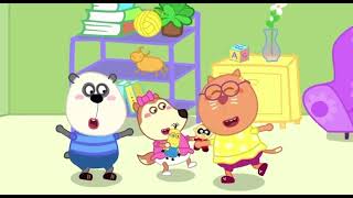 Wolfoo play with sister (Lucy) #woakids #woavideos #wolfoo