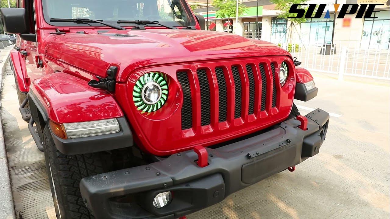 How to install Sunpie 3D RGBW/Rotating Series Jeep Wrangler 9