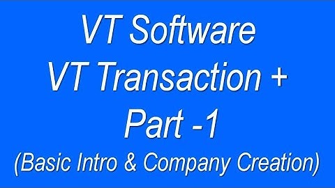 LEARN VT TRANSACTION | VT TRANSACTION TUTORIAL | VT SOFTWARE TUTORIAL | LEARN VT SOFTWARE