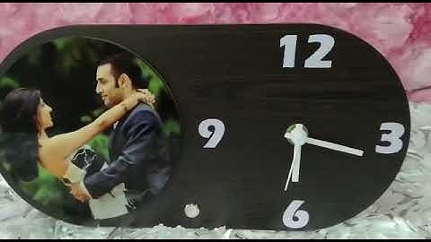 Sudi sublimation Table clock