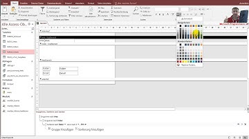 Wie erstellt man einen Access Bericht   ..Tutorial Access 2016 Reports