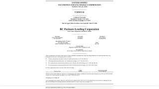 BC Partners Lending: Board Stability? My Take on the 8-K