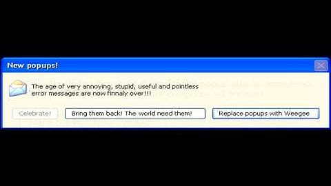 Funny error messages - Part 6 - Your computer gets a virus!