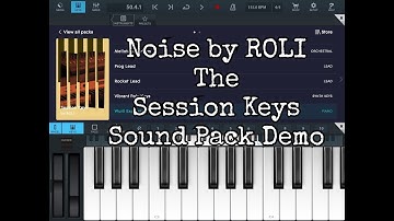 NOISE by Roli - The SESSION KEYS Sound Pack - Demo for the iPad