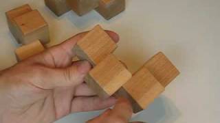 pyramid burr puzzle assembly A simple yet surprisingly hard to assemble burr puzzle. http://woodgears.ca/puzzles/pyramid.html.