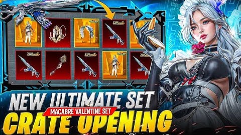 INSANE LUCK! ❤️ MACABRE VALENTINE ULTIMATE SET + NEW M762 CRATE OPENING 🔥 | BGMI PUBG