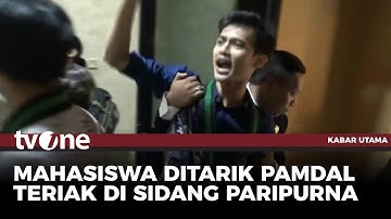 Sejumlah Mahasiswa Diamankan Pamdal DPRD Kota Cilegon | Kabar Utama tvOne