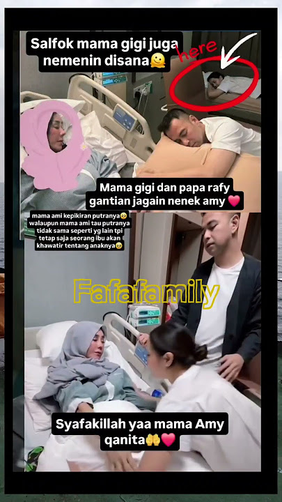 'Harunya Rafi Ahmad & Nagita Setia Temani Nenek Amy di RS, Mama Amy Tampak Khawatir🥺❤️' #raffiahmad