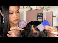 ASMR School Nurse Lice Scalp Check, Scratching, Plucking + Ear Cleaning (😴TINGLY) RP light gum