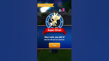 Super Silver Unlocked | Sonic Dash Gameplay #sonicdash #silver #supersliver #fyp #shorts #terending