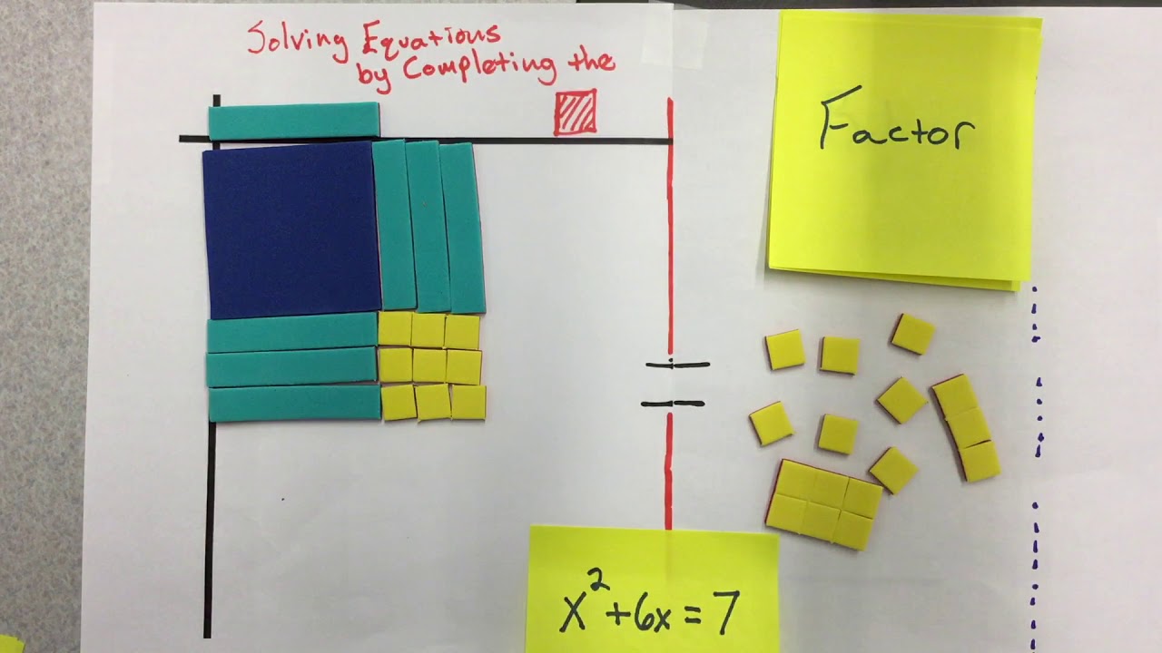 Method 1 Completing the square - YouTube