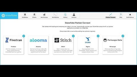 Getting Started on Snowflake with Partner Connect