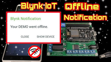 Blynk IoT - วิธีเปิดการแจ้งเตือนเมื่ออุปกรณ์ขาดการเชื่อมต่อ (Offline) | JAKK DIY