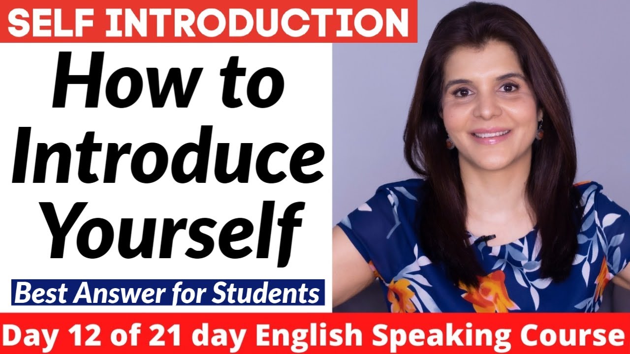 How To Introduce Yourself In English | Self Introduction For School/College Students | Chetchat