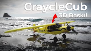 3D Yazıcı Ile Rc Uçak Yapımı Craycle Cub-800