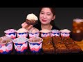 🍫Brownie ice cream🍨배라에서 가장 맛있는 초코아이스크림은?!with 초코브라우니😍 [Brownie, Chocolate, Vanilla ice cream]Mukbang