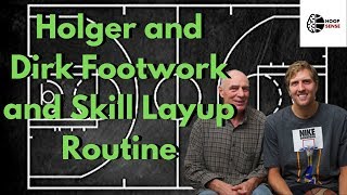 Footwork and Skill Layup Shooting Routine by Holger Geschwindner & Dirk Nowitzki