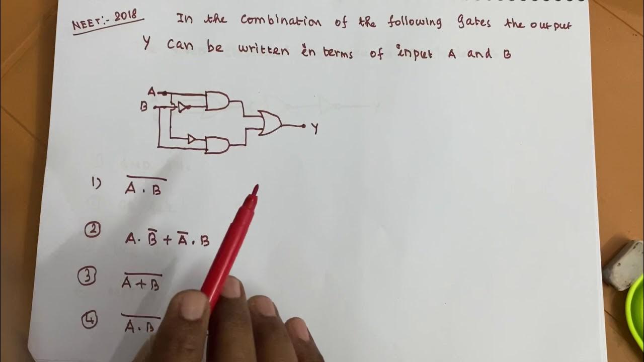 Logic gates problem Physics previous year problem NEET Physics