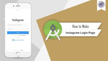 How to Make Instagram Login Page in Android Studio | InstagramLoginDesign | Android Coding