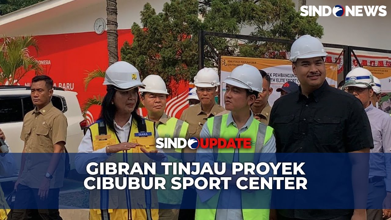 Gibran Bersama Menpora Tinjau Proyek Cibubur Youth Elite Sport Center Senilai Rp249 Miliar
