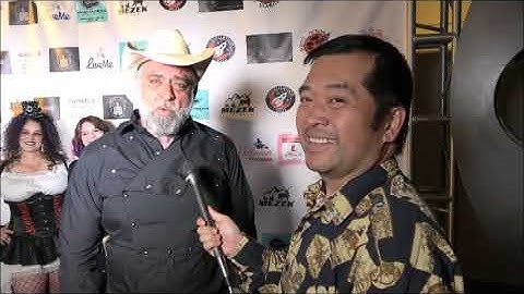 Mike Ferguson Carpet Interview at Halloween Hotness 2022