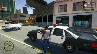 GTA San Andreas with GTA V Graphics (V Graphics Mod)