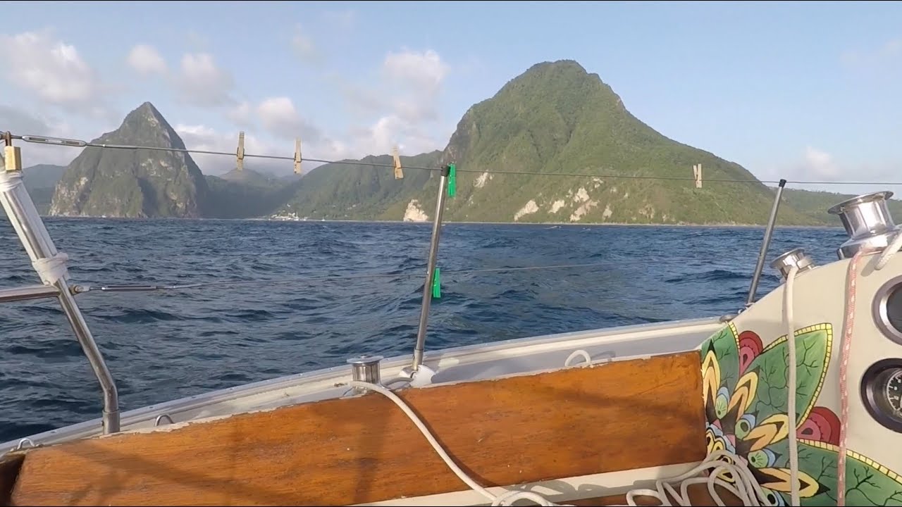 E18: Stuck in Tide Rip for Two Hours, Sailing to Soufriere and Pitons