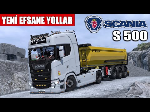 Yeni Efsane Yollar Keşfettik !! Scania S500 ile Full Retarder | Ets2 Grand Utopia 1.49 !!