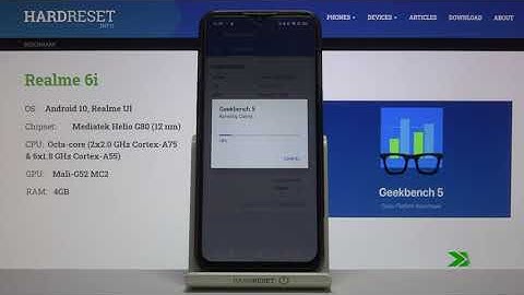 GPU Benchmark Vulkan on REALME 6i – Geekbench 5 Performance Test
