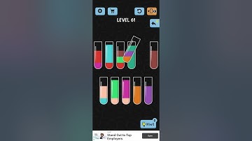 GAME : Water Color Sort  | LEVEL 61