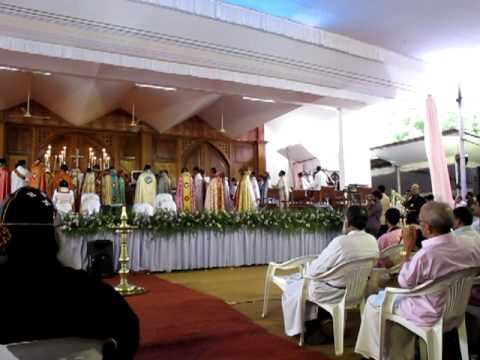 This video was taken on May 12th 2010 at Mar Elia Cathedral in Kottayam, Kerala India during the consecration of seven Rambans as Episcopos. This video shows...