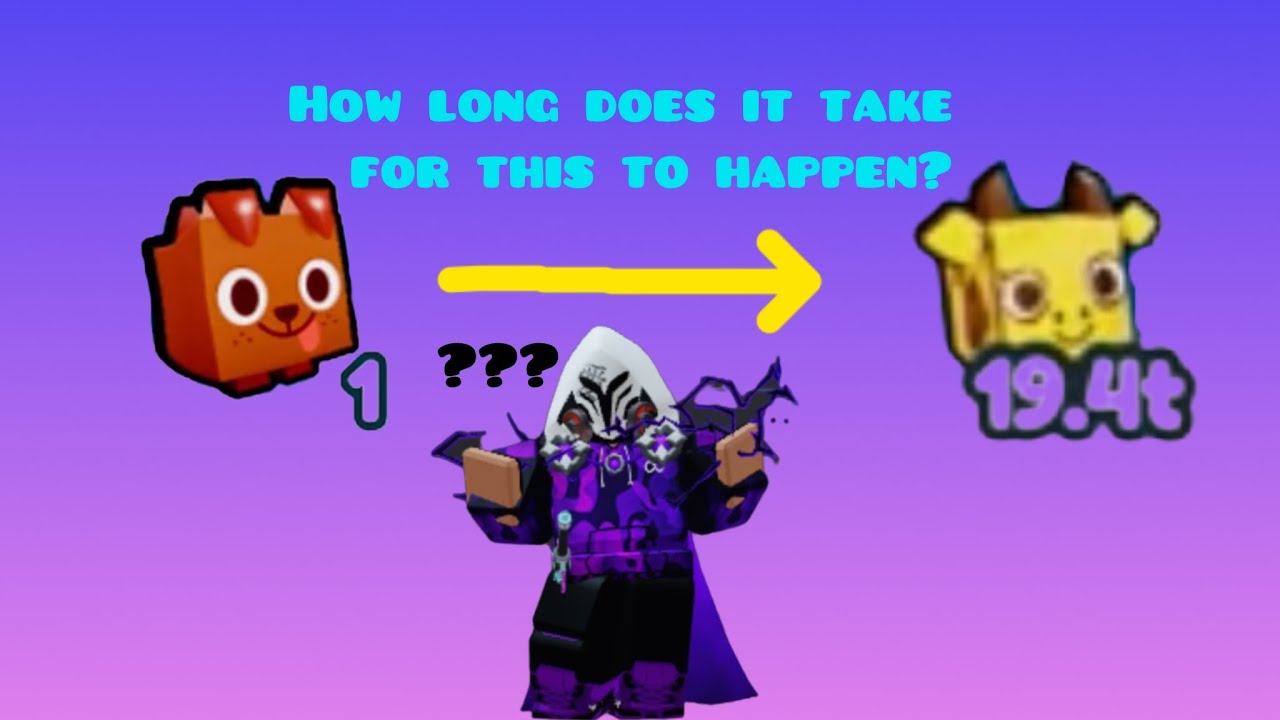 Trading from the first pet to the 10 trillion power pet. How long does ...