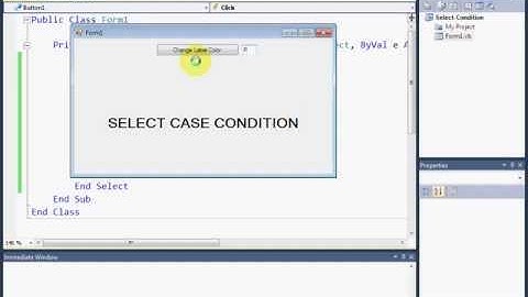 VB.NET Urdu Tutorial 13 - Using Select Case Statement in Visual Basic