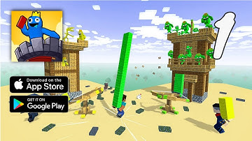 Rainbow.io - Outdo Craft Tower Gameplay Walkthrough Part 1 (Android, IOS)