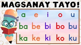 Unang Hakbang sa Pagbasa | ABAKADA | Kinder, Grade 1 |  Teaching Mama