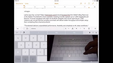 iPad iOS 9 On Screen Trackpad