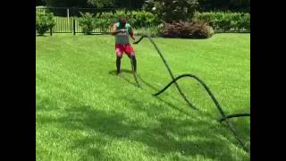 Battle rope training