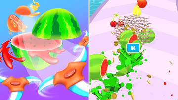 New Release - Hyper - Hybrid Casual - Slice Fest - Gameplay Walkthrough (iOS & Android)