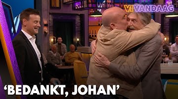 Paul de Leeuw breekt in tijdens gesprek Johan en Wilfred | VI VANDAAG
