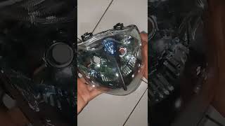 unboxing lampu depan axelo