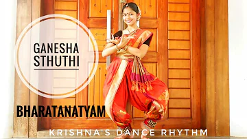 GANESHA STHUTHI | BHARATHANATYAM | VINAYAKA CHATHURTHI SPECIAL | Krishna's Dance Rhythm