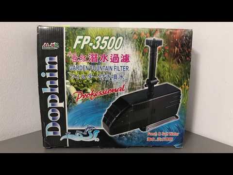 Насос для пруда Dophin Fountain Filter FP 3500 с насадками для фонтана