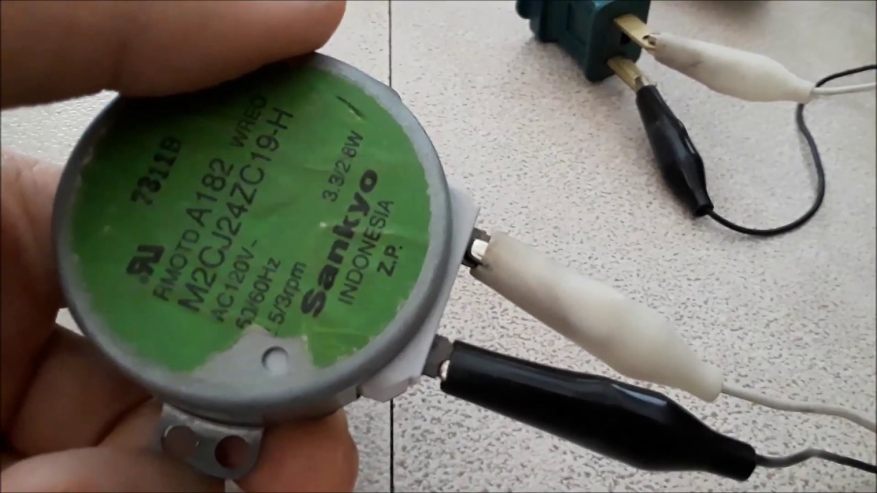 Microwave Turntable Motor Generator YouTube