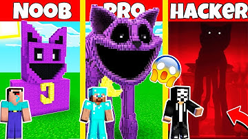 CATNAP POPPY PLAYTIME CHAPTER 3 DEEP SLEEP HOUSE BUILD CHALLENGE - NOOB vs PRO vs HACKER / Animation